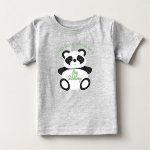 T-shirt Pour Bébé Panda Bear Big Brother Soeur