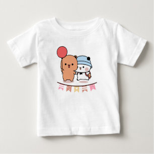 T-shirt Pour Bébé PANDA BEAR, bubu et dudu câlin