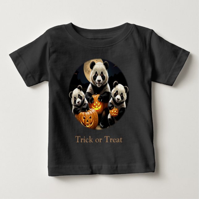 T-shirt Pour Bébé Panda Bears (Devant)