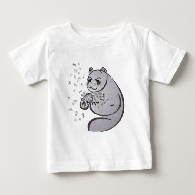 T-shirt Pour Bébé Panda Bears (Devant)