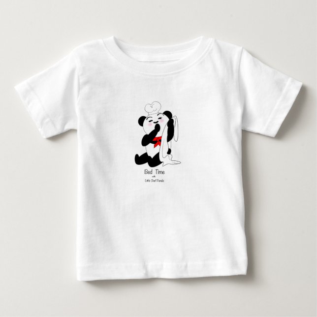 T-shirt Pour Bébé Panda "bed time" (Devant)