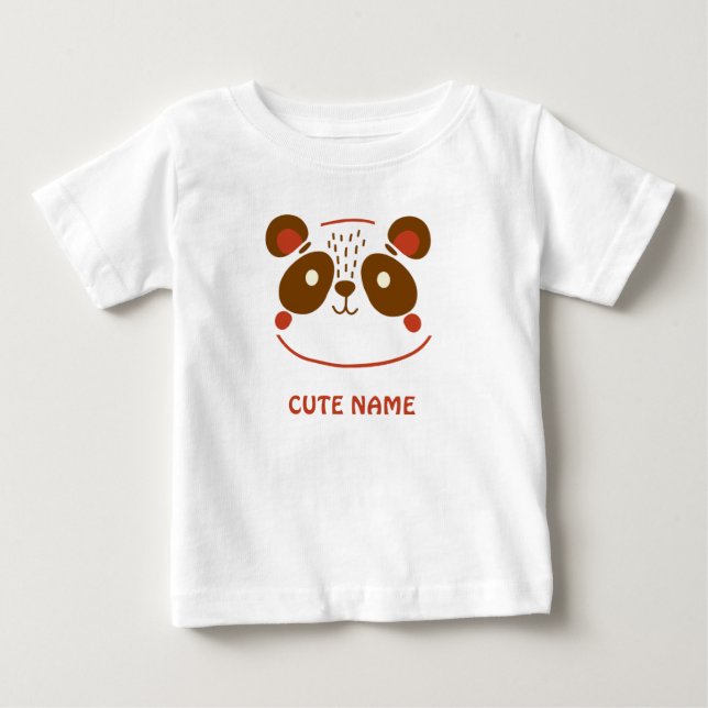 T-shirt Pour Bébé Panda Cuddles (Devant)