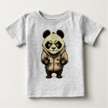 Panda en colère Cute animal design