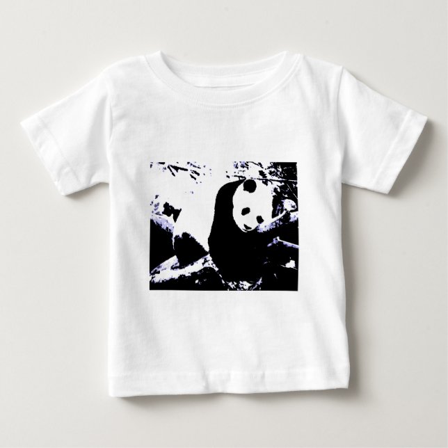 T-shirt Pour Bébé Panda endormi (Devant)