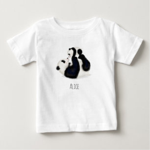 T-shirt Pour Bébé Panda et petit T-shirt bébé personnalisé