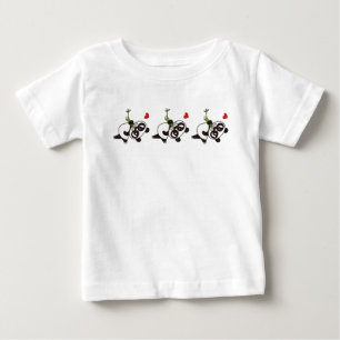 T-shirt Pour Bébé Panda Face En Colère 39