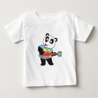 T-shirt Pour Bébé "Panda Jam : Adorable Rockstar sur cordes