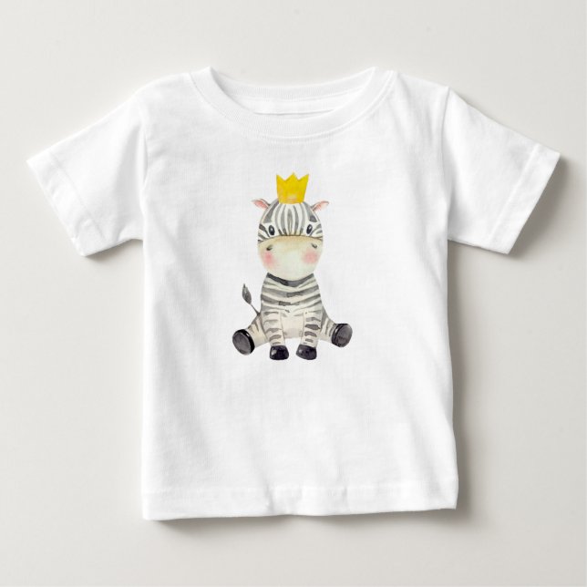 T-shirt Pour Bébé Panda King (Devant)