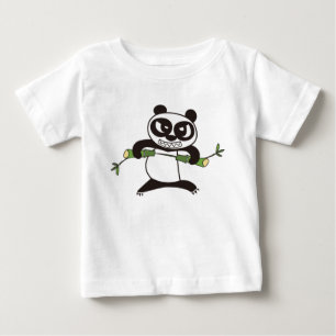 T-shirt Pour Bébé Panda Kung Fu