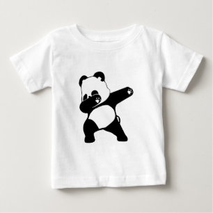 T-shirt Pour Bébé Panda qui dague 