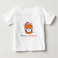 Panda Rouge Noël Neige Animaux d'hiver Pandas