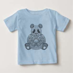 T-shirt Pour Bébé Panda tribal inspiré