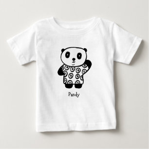T-shirt Pour Bébé Pandy personnalisé le Panda