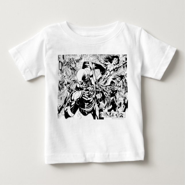 T-shirt Pour Bébé Panneau comique nocturne le plus noir (Devant)