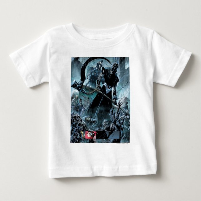 T-shirt Pour Bébé Panneau Corps de Lanterne Noire (Devant)