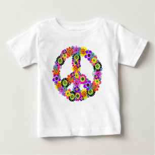 T-shirt Pour Bébé Panneau de paix
