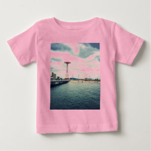 T-shirt Pour Bébé Panorama sur la plage de Coney Island