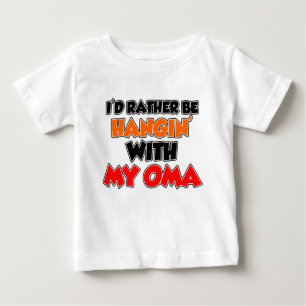 T-shirt Pour Bébé Panser Avec Mon Oma