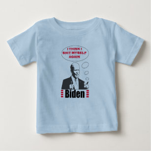 T-shirt Pour Bébé Pantalon de la pauvreté Biden