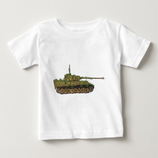 T-shirt Pour Bébé Panzer VI Tiger89 (Devant)