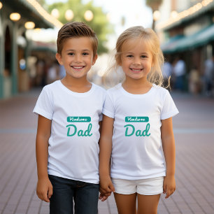 T-shirt Pour Bébé Papa Beau Gosse – Le Meilleur Titre qu'un Homme Pu