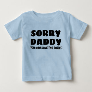T-SHIRT POUR BÉBÉ PAPA DÉSOLÉ