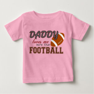 T-shirt Pour Bébé Papa m'aime