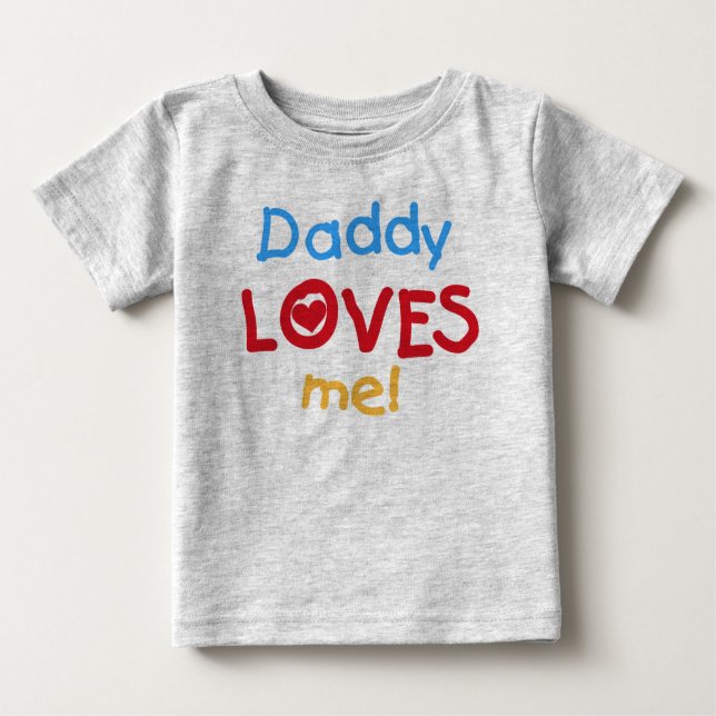 T-shirt Pour Bébé Papa M'Aime Bébé Football Bodysuit (Devant)