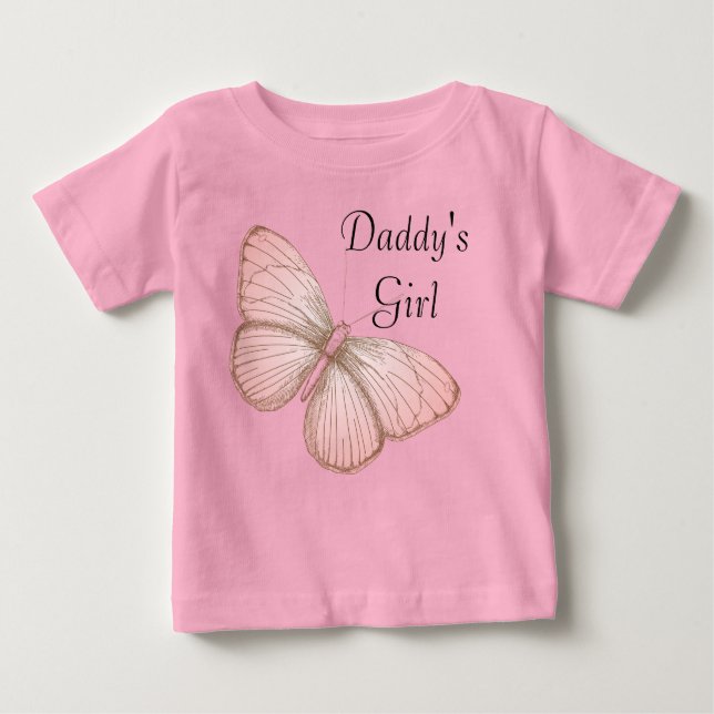 T-shirt Pour Bébé Papillon (Devant)
