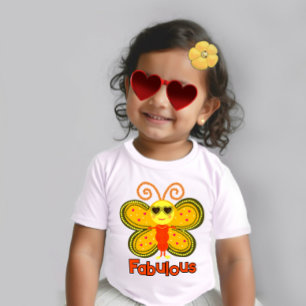 T-shirt Pour Bébé Papillon à la mode
