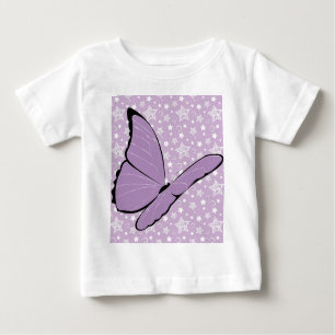 T-shirt Pour Bébé Papillon pourpre de conscience