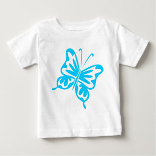 T-shirt Pour Bébé Papillon rétro - Ciel bleu