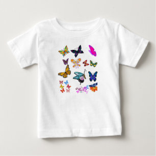 T-shirt Pour Bébé Papillon T-shirt bébé