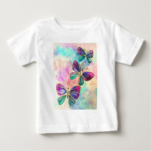 T-shirt Pour Bébé Papillons volants T-shirt bébé ou combinaison
