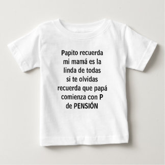 T-shirt Pour Bébé papito recuerda