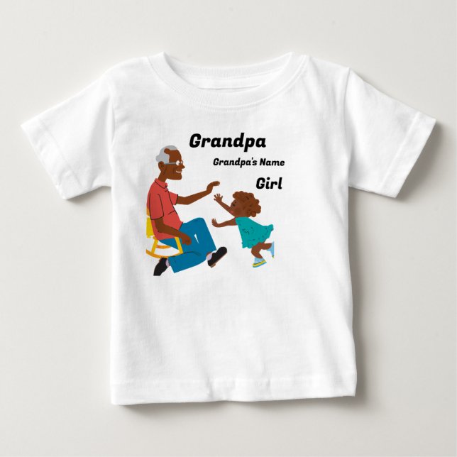 T-shirt Pour Bébé Papy 2 (Devant)