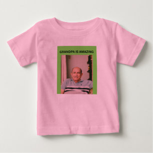 T-SHIRT POUR BÉBÉ PAPY EST INCROYABLE