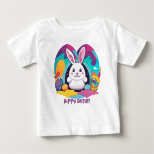 T-shirt Pour Bébé Pâques chanceuses !