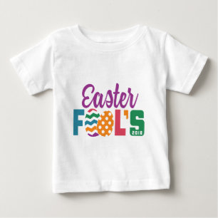 T-shirt Pour Bébé Pâques mignonne dupe le jour 2018