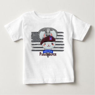 T-shirt Pour Bébé Parachutiste de la 82e division aéroportée