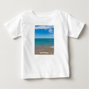 T-shirt Pour Bébé Paradis Bleu Au Lac Michigan