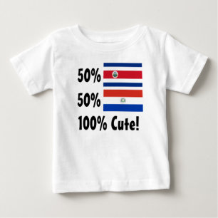 T-shirt Pour Bébé Paraguayer de Rican 50% de côte de 50% 100% migno