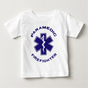 T-shirt Pour Bébé Paramedic du pompier