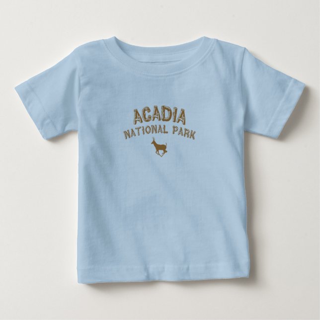 T-shirt Pour Bébé Parc national d'Acadia (Devant)
