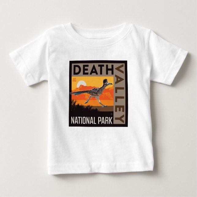 T-shirt Pour Bébé Parc national de Death Valley | Roadrunner (Devant)
