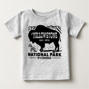 T-shirt Pour Bébé Parc national de Yellowstone