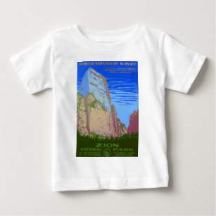 T-shirt Pour Bébé Parc national de Zion