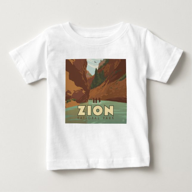 T-shirt Pour Bébé Parc national de Zion | Les Étroits (Devant)
