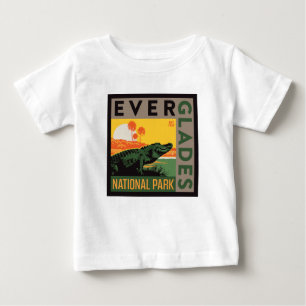 T-shirt Pour Bébé Parc national des Everglades   Floride