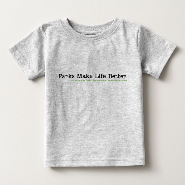 T-SHIRT POUR BÉBÉ PARCS ET RÉCRÉATION (Devant)